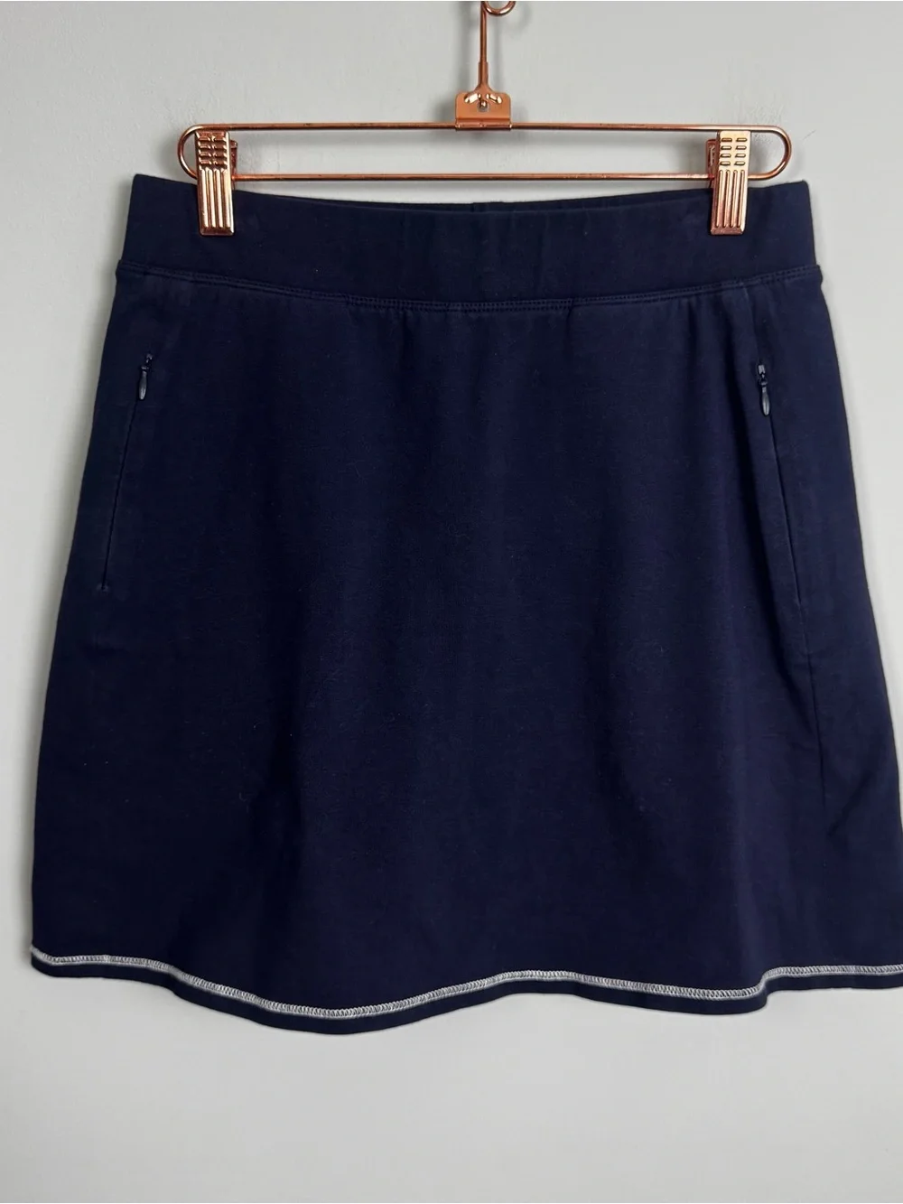 SPARTINA 449 | Navy Blue Jersey A-Line Skort Women’s Size Small